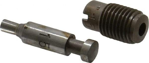 Roper Whitney - 5/32" Round Punch & Die Set - 1-3/4" Deep, for Use with Roper Whitney #5 Set (MSC #09271024) - Industrial Tool & Supply