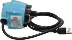 Little Giant Pumps - 1/150 HP, 3.2 psi, Aluminum Miniature Submersible Pump - 1/4 Inch Inlet, 1/4 Inch Outlet, 6 Ft. Long Power Cord, 1.1 Amp - Industrial Tool & Supply