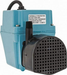 Little Giant Pumps - 1/40 HP, 5.1 psi, Aluminum Miniature Submersible Pump - 3/8 Inch Inlet, 1/4 Inch Outlet, 6 Ft. Long Power Cord, 1.7 Amp - Industrial Tool & Supply