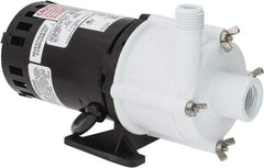 Little Giant Pumps - 1/30 HP, 14.6 Shut Off Feet, Magnetic Drive Pump - 3100 RPM, 1 Phase, 60 Hz - Industrial Tool & Supply