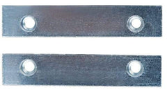 Panavise - 2-1/2" Wide x 1/2" High x 1/4" Thick, Flat/No Step Vise Jaw - Steel, Fixed Jaw - Industrial Tool & Supply