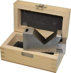 SPI - 3-3/4 Inch Long x 1-3/16 Inch Wide x 2 Inch High, Tool Steel, 0 to 60° Adjustable Angle Block - 10 Min. Accuracy, 50-55 RC Hardness - Industrial Tool & Supply