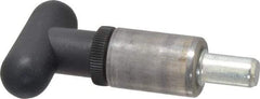 Gibraltar - 1/2" Pin Diam, 7/8" Usable Length, T Handle Quick Release Pin - 1-1/2" OAL, Plastic Handle - Industrial Tool & Supply