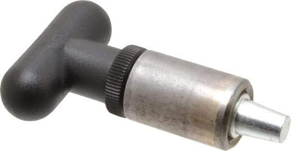 Gibraltar - 1/2" Pin Diam, 0.61" Usable Length, T Handle Quick Release Pin - 3-3/4" OAL, Plastic Handle - Industrial Tool & Supply
