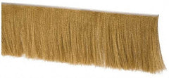 PRO-SOURCE - 1/2" Back Strip Brush Width, Stainless Steel Back Strip Brush - 6" Bristle Length, Brass, 36" OAL - Industrial Tool & Supply
