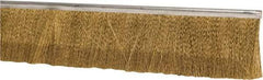 PRO-SOURCE - 5/16" Back Strip Brush Width, Stainless Steel Back Strip Brush - 2" Bristle Length, Stainless Steel, 36" OAL - Industrial Tool & Supply