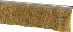 PRO-SOURCE - 5/16" Back Strip Brush Width, Stainless Steel Back Strip Brush - 3" Bristle Length, Stainless Steel, 36" OAL - Industrial Tool & Supply