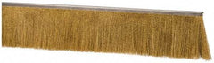 PRO-SOURCE - 5/16" Back Strip Brush Width, Stainless Steel Back Strip Brush - 4" Bristle Length, Stainless Steel, 36" OAL - Industrial Tool & Supply