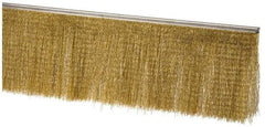PRO-SOURCE - 5/16" Back Strip Brush Width, Stainless Steel Back Strip Brush - 6" Bristle Length, Stainless Steel, 36" OAL - Industrial Tool & Supply