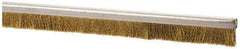 PRO-SOURCE - 5/16" Back Strip Brush Width, Stainless Steel Back Strip Brush - 1" Bristle Length, Stainless Steel, 72" OAL - Industrial Tool & Supply