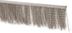 PRO-SOURCE - 5/16" Back Strip Brush Width, Stainless Steel Back Strip Brush - 4" Bristle Length, Stainless Steel, 72" OAL - Industrial Tool & Supply