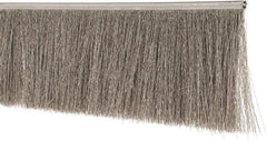 PRO-SOURCE - 1/2" Back Strip Brush Width, Stainless Steel Back Strip Brush - 3" Bristle Length, Stainless Steel, 36" OAL - Industrial Tool & Supply
