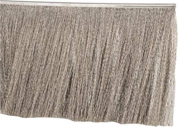PRO-SOURCE - 1/2" Back Strip Brush Width, Stainless Steel Back Strip Brush - 6" Bristle Length, Stainless Steel, 36" OAL - Industrial Tool & Supply