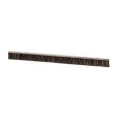 PRO-SOURCE - 1/2" Back Strip Brush Width, Stainless Steel Back Strip Brush - 1" Bristle Length, Stainless Steel, 72" OAL - Industrial Tool & Supply
