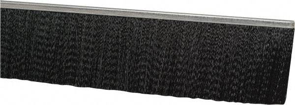 PRO-SOURCE - 1/2" Back Strip Brush Width, Stainless Steel Back Strip Brush - 3" Bristle Length, Nylon, 36" OAL - Industrial Tool & Supply