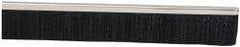 PRO-SOURCE - 1/2" Back Strip Brush Width, Stainless Steel Back Strip Brush - 2" Bristle Length, Nylon, 72" OAL - Industrial Tool & Supply