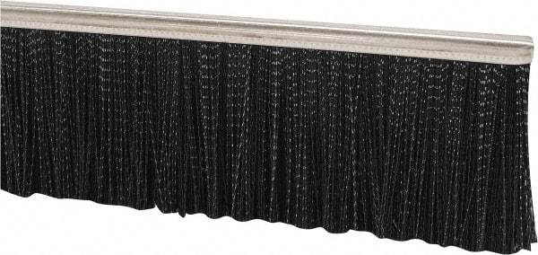 PRO-SOURCE - 7/8" Back Strip Brush Width, Stainless Steel Back Strip Brush - 3" Bristle Length, Nylon, 36" OAL - Industrial Tool & Supply