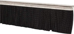 PRO-SOURCE - 5/16" Back Strip Brush Width, Stainless Steel Back Strip Brush - 2" Bristle Length, Nylon, 72" OAL - Industrial Tool & Supply