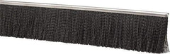 PRO-SOURCE - 5/16" Back Strip Brush Width, Stainless Steel Back Strip Brush - 3" Bristle Length, Nylon, 72" OAL - Industrial Tool & Supply