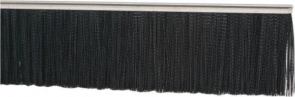 PRO-SOURCE - 5/16" Back Strip Brush Width, Stainless Steel Back Strip Brush - 4" Bristle Length, Nylon, 72" OAL - Industrial Tool & Supply