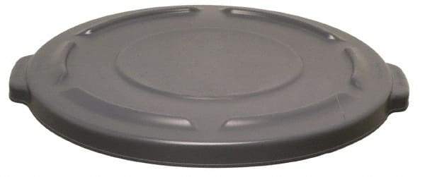 Rubbermaid - Round Lid for Use with 20 Gal Round Trash Cans - Gray, Plastic, For 2620 Brute Trash Cans - Industrial Tool & Supply