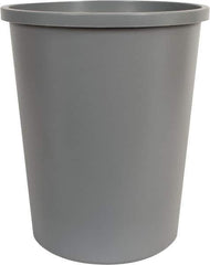 Rubbermaid - 44 Qt Gray Round Trash Can - Polyethylene, 18-3/4" High - Industrial Tool & Supply