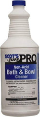 Scot's Tuff - 32 oz Bottle Liquid Toilet Bowl Cleaner - Citrus Scent, Toilet Bowl - Industrial Tool & Supply