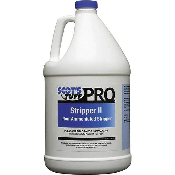 Scot's Tuff - 1 Gal Bottle Stripper - Use on Metal Interlock Finishes, Polymer Finishes, Wax Finishes - Industrial Tool & Supply