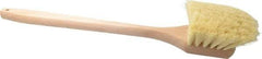PRO-SOURCE - 2" Bristle Length, Tampico Utility Scrub Brush - 20" OAL, Hardwood Block - Industrial Tool & Supply