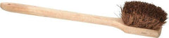 PRO-SOURCE - 2" Bristle Length, Palmyra Utility Scrub Brush - 20" OAL, Hardwood Block - Industrial Tool & Supply