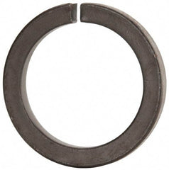 Value Collection - 3", 2.008" ID, 0.458" Thick Split Lock Washer - Grade 8 Spring Steel, Uncoated, 2.008" Min ID, 2.039" Max ID, 4.074" Max OD - Industrial Tool & Supply