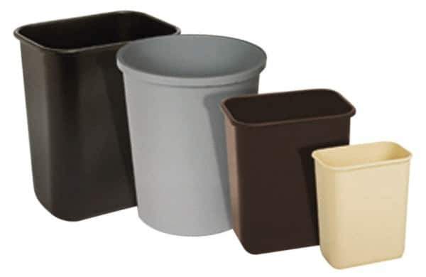 Continental - 14 Qt Blue Rectangle Recycling Container - Polyethylene - Industrial Tool & Supply