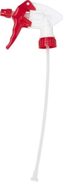 Continental - Trigger Sprayer - Red, 9-3/4" Dip Tube Length - Industrial Tool & Supply