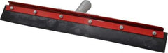 Haviland - 18" Rubber Blade Floor Squeegee - Black, Metal Holder - Industrial Tool & Supply
