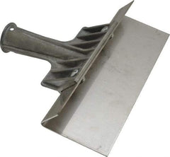Haviland - Stiff Stainless Steel 1-Edge Scraper - 8" Blade Length, 8" Long Stainless Steel Handle - Industrial Tool & Supply
