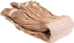 PRO-SOURCE - White Head Band, Large Rayon Loop End Mop Head - 4 Ply - Industrial Tool & Supply