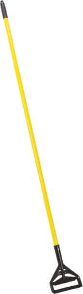 PRO-SOURCE - 60" Fiberglass Quick Connect Mop Handle - Polypropylene Connector, Use with Wet Mops - Industrial Tool & Supply