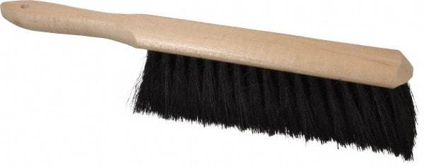 PRO-SOURCE - Tampico Counter Duster - 2-1/2" Bristle Length, 9" Long Head, Hardwood Handle, Black - Industrial Tool & Supply