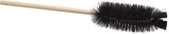 PRO-SOURCE - 2-3/8" Diam Bristle Bottle Brush - 16" OAL, 5" Head Length, Wood Handle - Industrial Tool & Supply