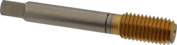 Balax - M14x2.00 Metric Coarse D14 Thread Limit Bottoming Thread Forming Tap - High Speed Steel, TiN Finish, 3-19/32" OAL, 1" Thread Length, Right Hand Thread, Series BXMB - Exact Industrial Supply