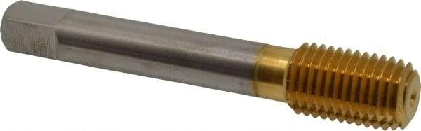 Balax - M16x2.00 Metric Coarse D14 Thread Limit Bottoming Thread Forming Tap - High Speed Steel, TiN Finish, 3-13/16" OAL, 1" Thread Length, Right Hand Thread, Series BXMB - Exact Industrial Supply