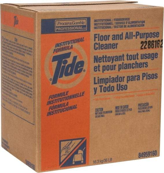 Tide - 36 Lb All-Purpose Cleaner - Powder, Detergent - Industrial Tool & Supply