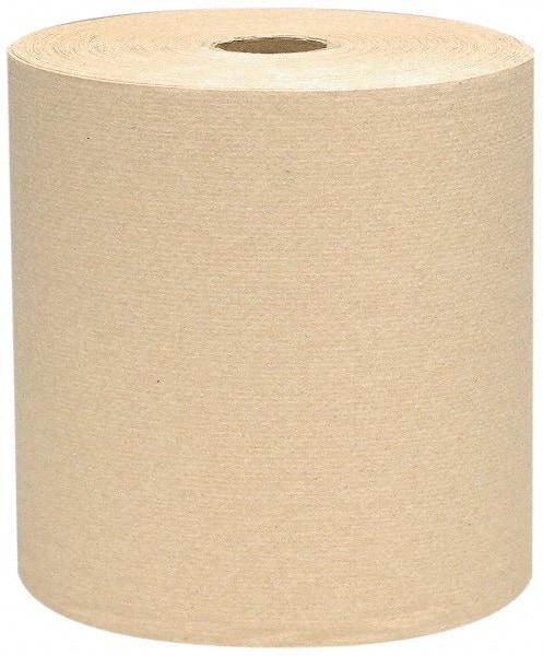 Scott - Hard Roll of 1 Ply Natural Paper Towels - 8" Wide, 800' Roll Length - Industrial Tool & Supply