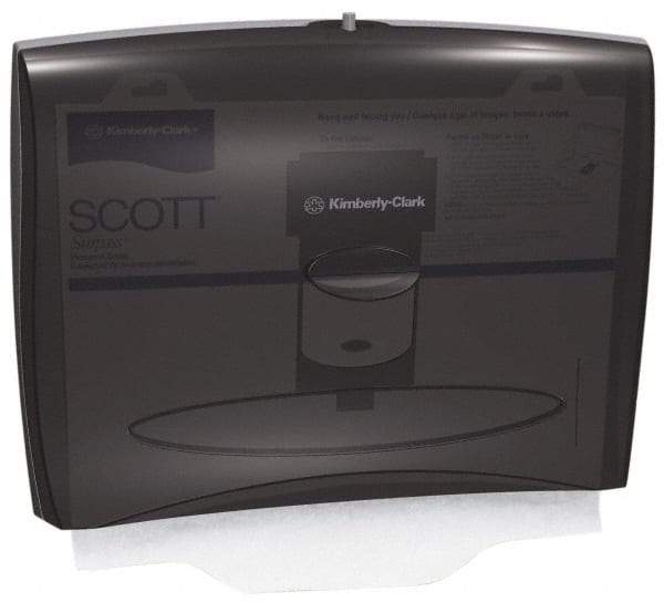 Kimberly-Clark Professional - 125 Capacity Smoke Gray Plastic Toilet Seat Cover Dispenser - 13-1/4" High x 17-1/2" Wide 3-1/4" Deep - Industrial Tool & Supply