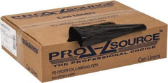 PRO-SOURCE - 0.6 mil Thick, Household/Office Trash Bags - 30" Wide x 36" High, Black - Industrial Tool & Supply