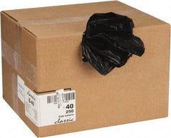 PRO-SOURCE - 0.65 mil Thick, Household/Office Trash Bags - 33" Wide x 39" High, Black - Industrial Tool & Supply