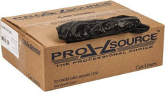 PRO-SOURCE - 0.6 mil Thick, Household/Office Trash Bags - 40" Wide x 46" High, Black - Industrial Tool & Supply