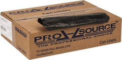 PRO-SOURCE - 0.8 mil Thick, Household/Office Trash Bags - 40" Wide x 46" High, Black - Industrial Tool & Supply