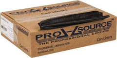 PRO-SOURCE - 0.8 mil Thick, Household/Office Trash Bags - 43" Wide x 48" High, Black - Industrial Tool & Supply