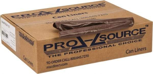 PRO-SOURCE - 0.8 mil Thick, Household/Office Trash Bags - 38" Wide x 58" High, Black - Industrial Tool & Supply